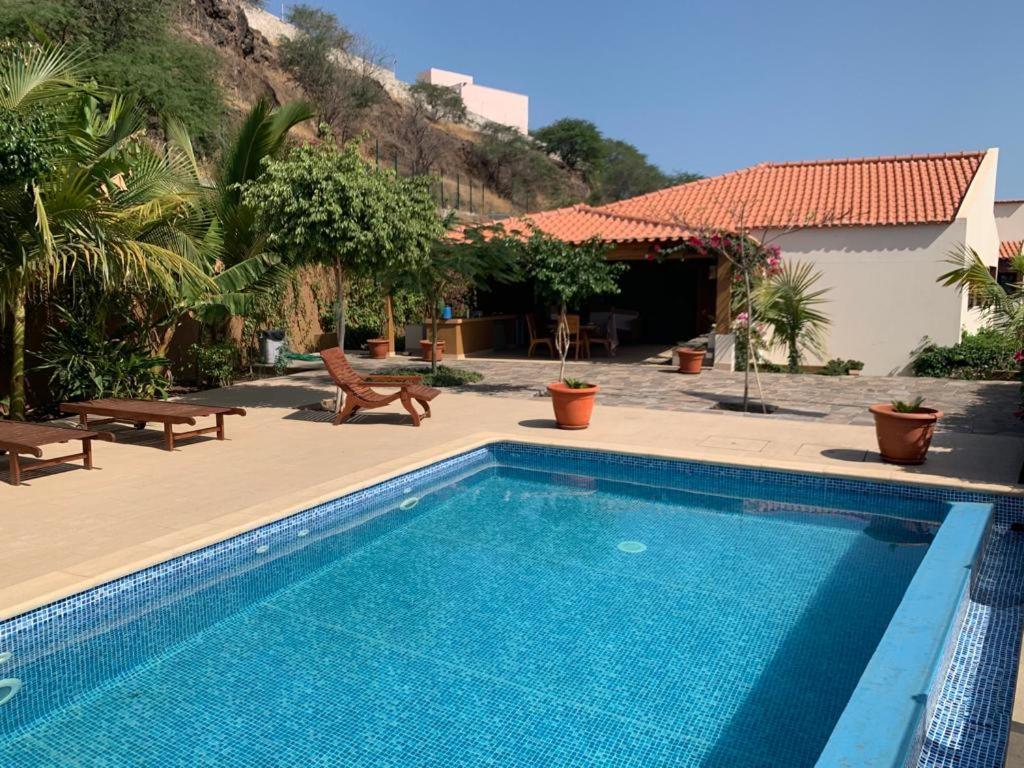 Casa Das Buganvilias Praia Buitenkant foto